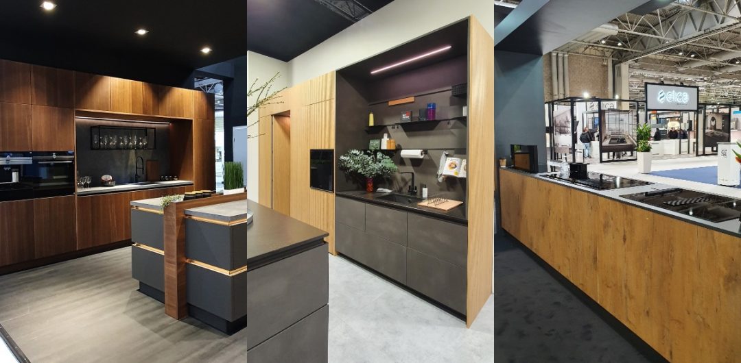 handleless wooden kitchens