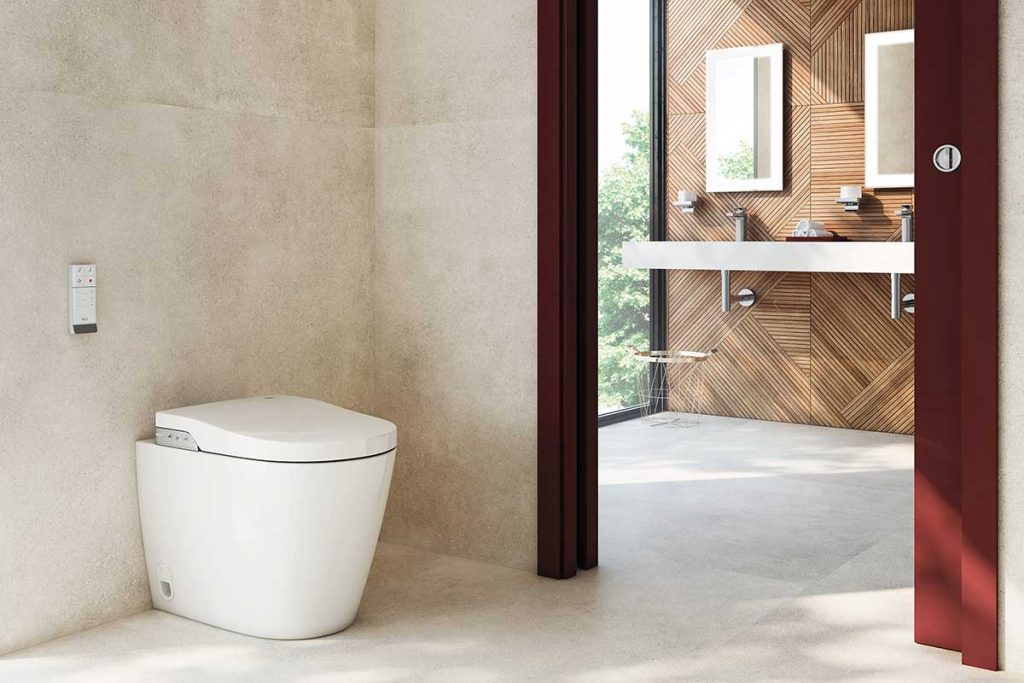 Roca innovations in-wash shower toilet at the KBB Show 2022
