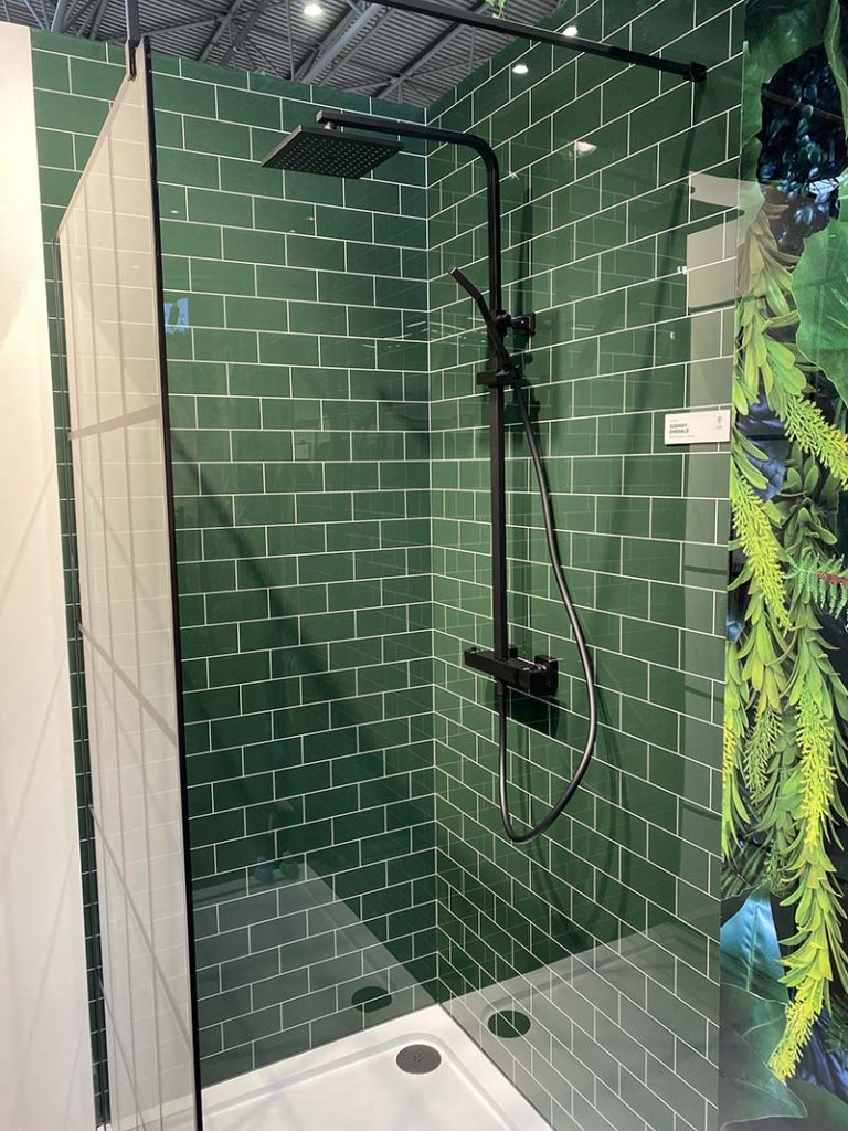 green bathroom