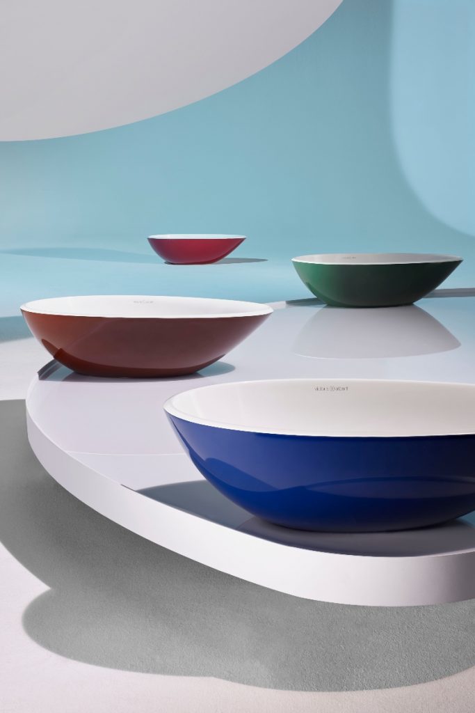 colourful basins at the KBB Show 2022