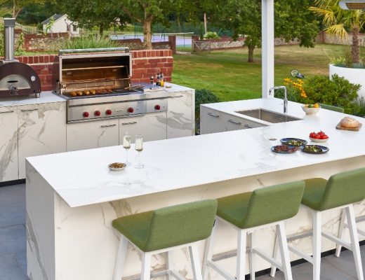 weatherproof outdoor kitchen